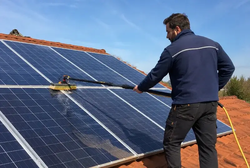 Nettoyage et entretien de panneaux solaires à Régnié-Durette
